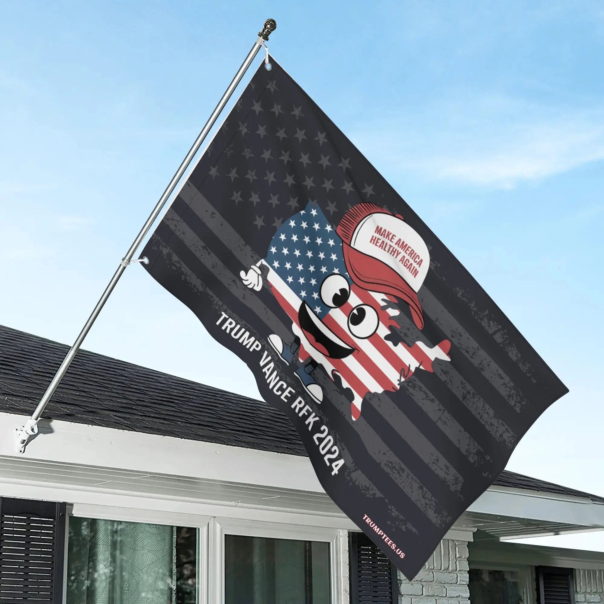 Trump-Vance-RFK 2024 ‘Make America Healthy Again’ Flag – Patriotic Edition