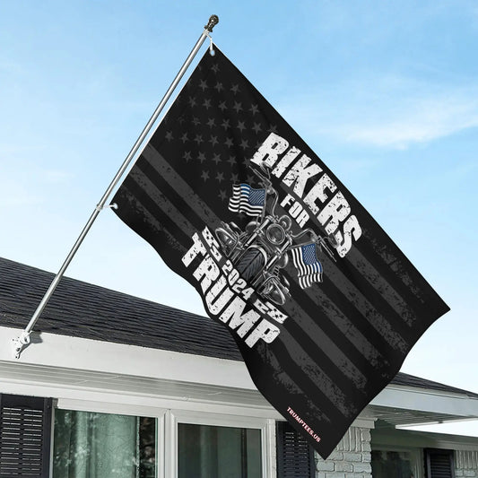 Bikers for Trump 2024 Flag – Ride for Freedom!