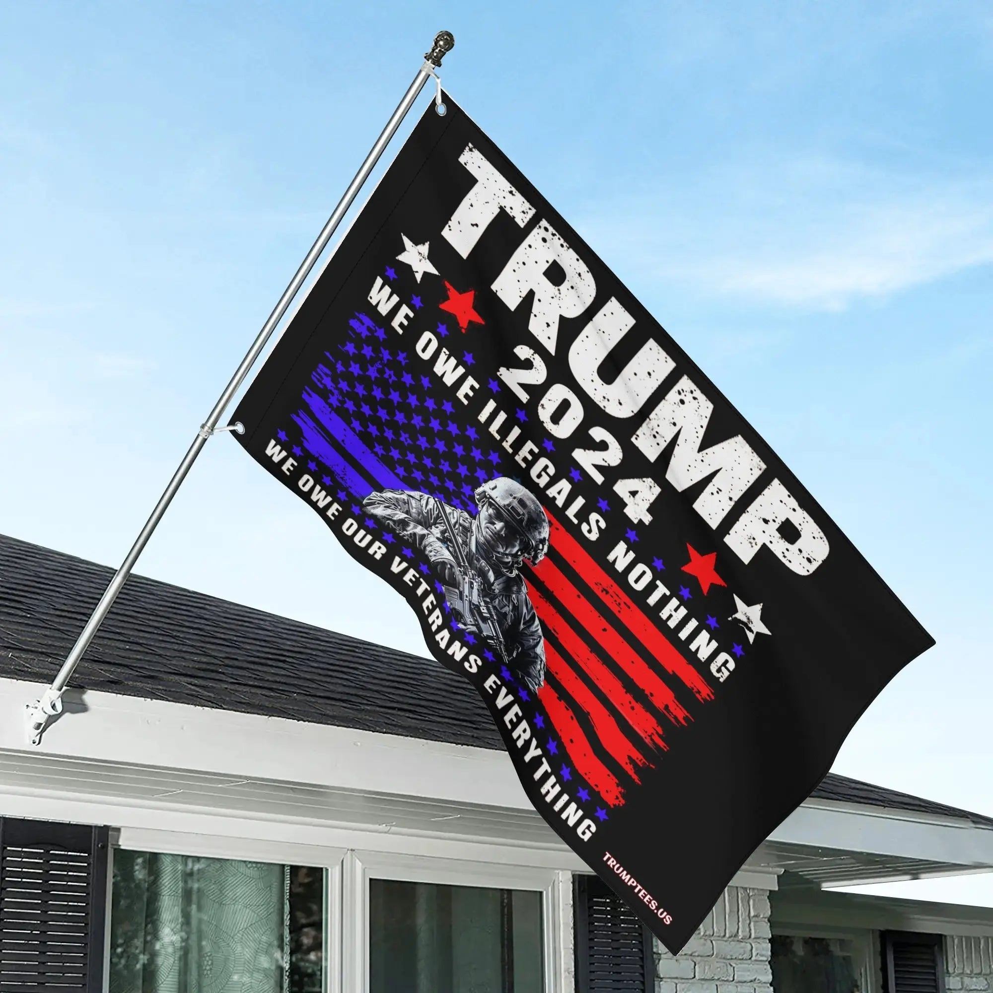 Trump 2024 – Honor Our Veterans Flag!