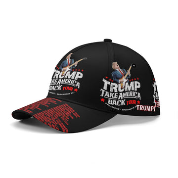 Trump 'Take America Back Tour' Cap – Rock the Movement in 2024! Baseball Cap