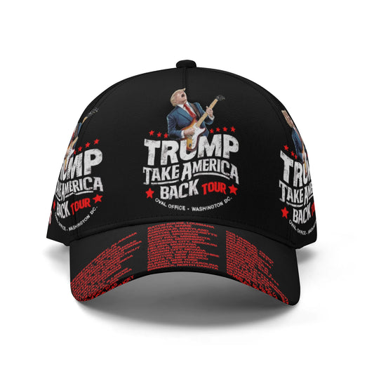 Trump 'Take America Back Tour' Cap – Rock the Movement in 2024! Baseball Cap