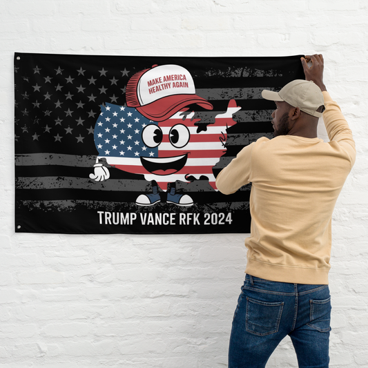 Trump-Vance-RFK 2024 ‘Make America Healthy Again’ Flag – Patriotic Edition