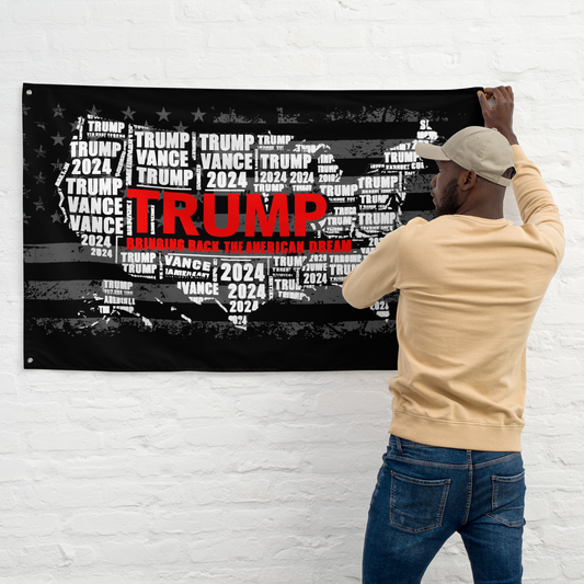 Trump 2024 – Bringing Back the American Dream Flag!