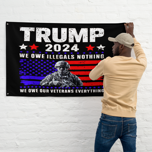 Trump 2024 – Honor Our Veterans Flag!