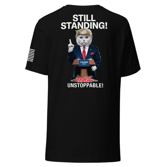 9 Lives Trump 2024 T-Shirt – Still Standing, Still MAGA! t-shirt