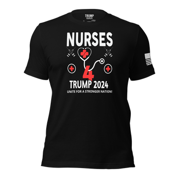 Nurses 4 Trump 2024" T-shirt