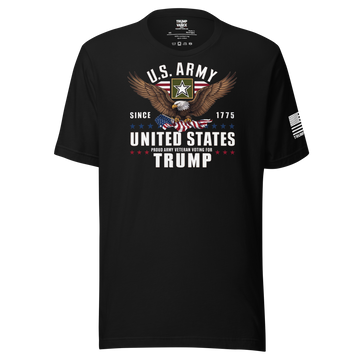 Proud U.S. Army Veteran - Trump 2024 Edition T-Shirt