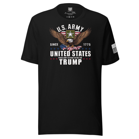 Proud U.S. Army Veteran - Trump 2024 Edition T-Shirt