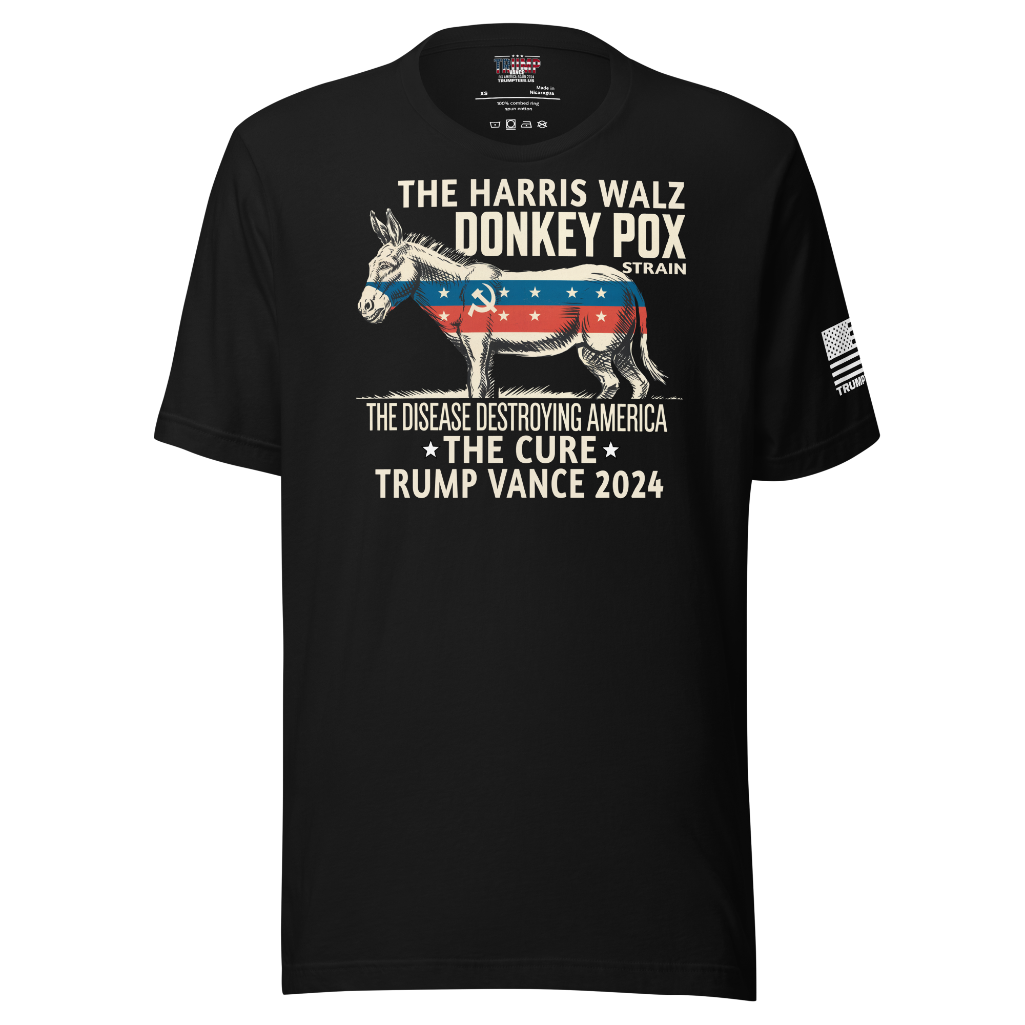 The Harris Walz Donkey Pox T-Shirt - Limited Edition!