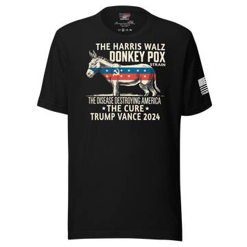 The Harris Walz Donkey Pox T-Shirt - Limited Edition!