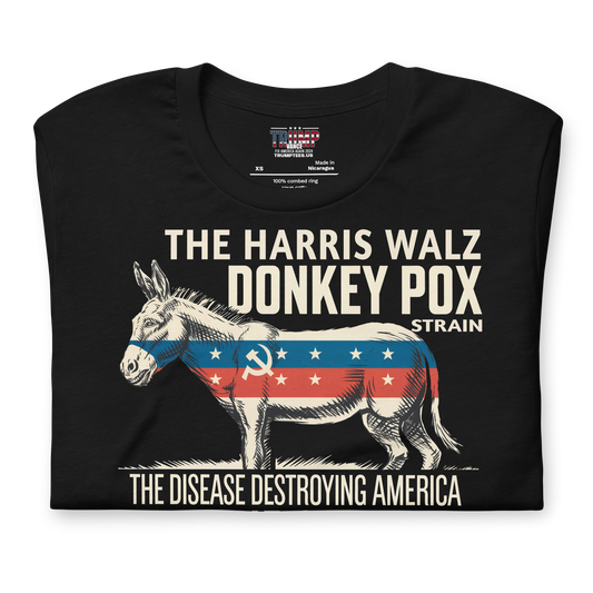 The Harris Walz Donkey Pox T-Shirt - Limited Edition!