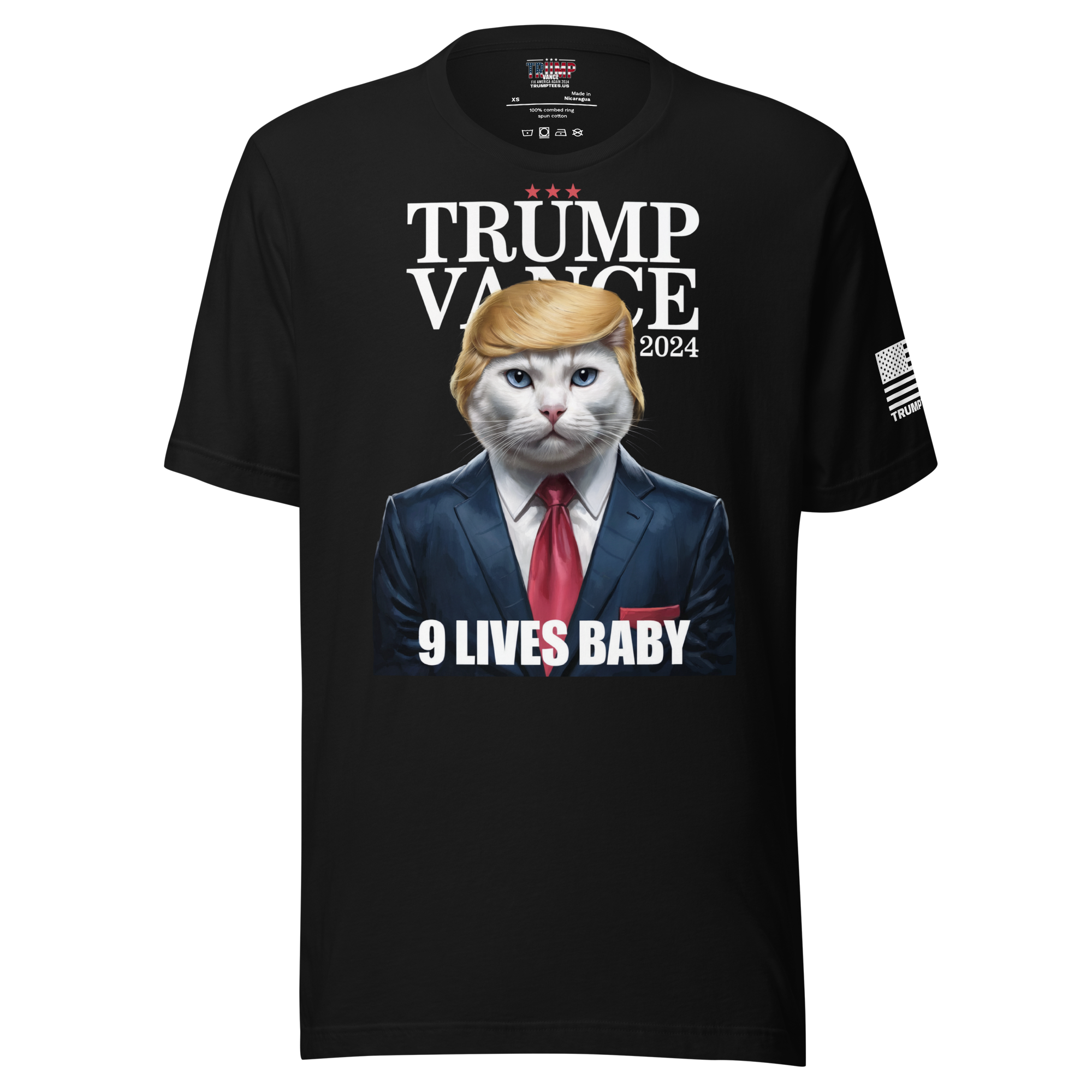 9 Lives Trump 2024 T-Shirt – Still Standing, Still MAGA! t-shirt