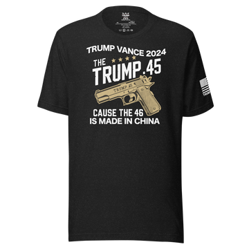 TRUMP VANCE 2024 Patriotic Firearm T-Shirt