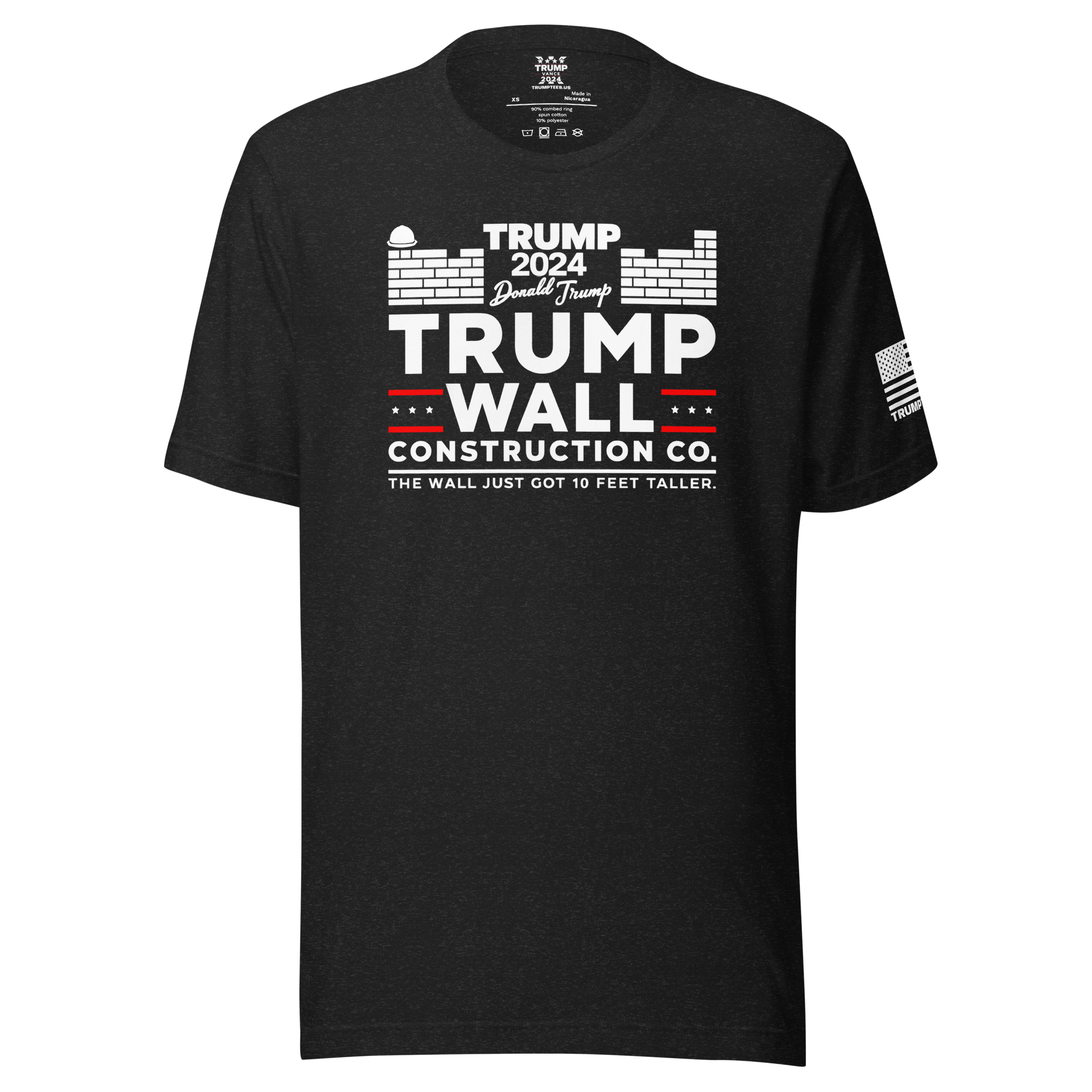 Trump 2024 "Trump Wall Construction Co." T-Shirt