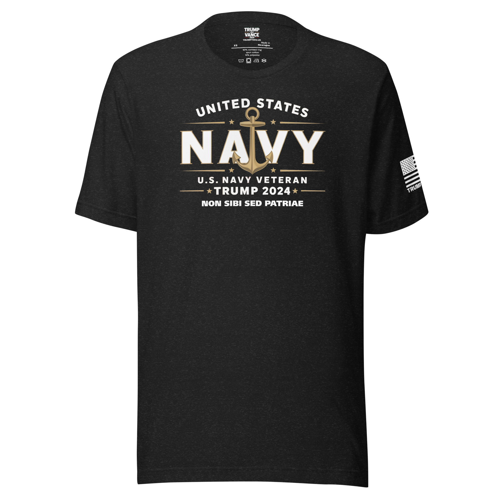 Proud U.S. Navy Veteran - Trump 2024 Edition T-Shirt