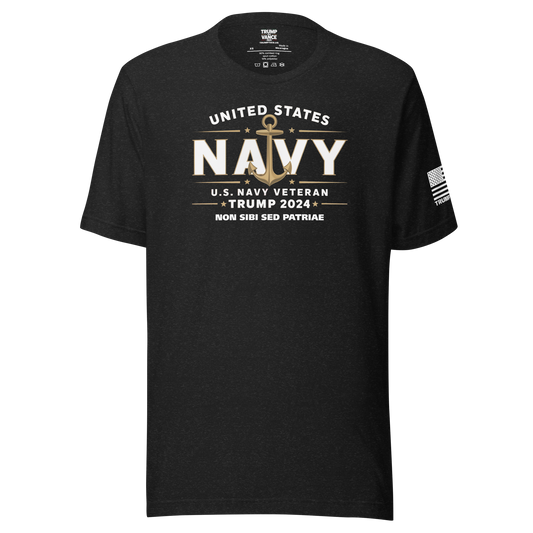 Proud U.S. Navy Veteran - Trump 2024 Edition T-Shirt