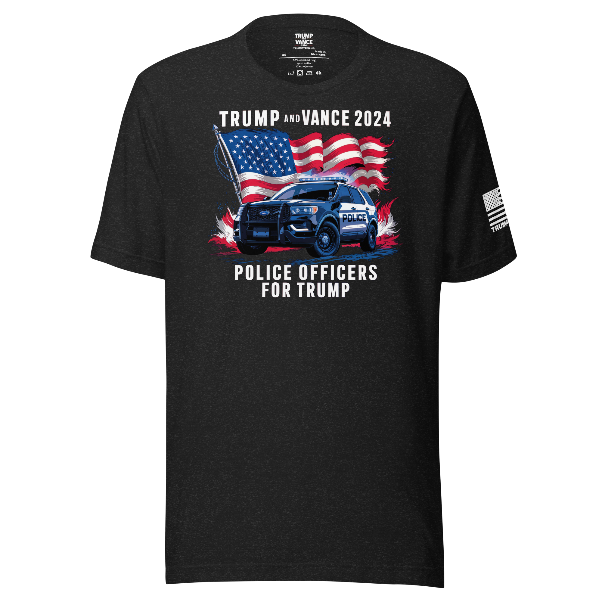 Vance 2024 - Police Officers for Trump T-Shirt v1